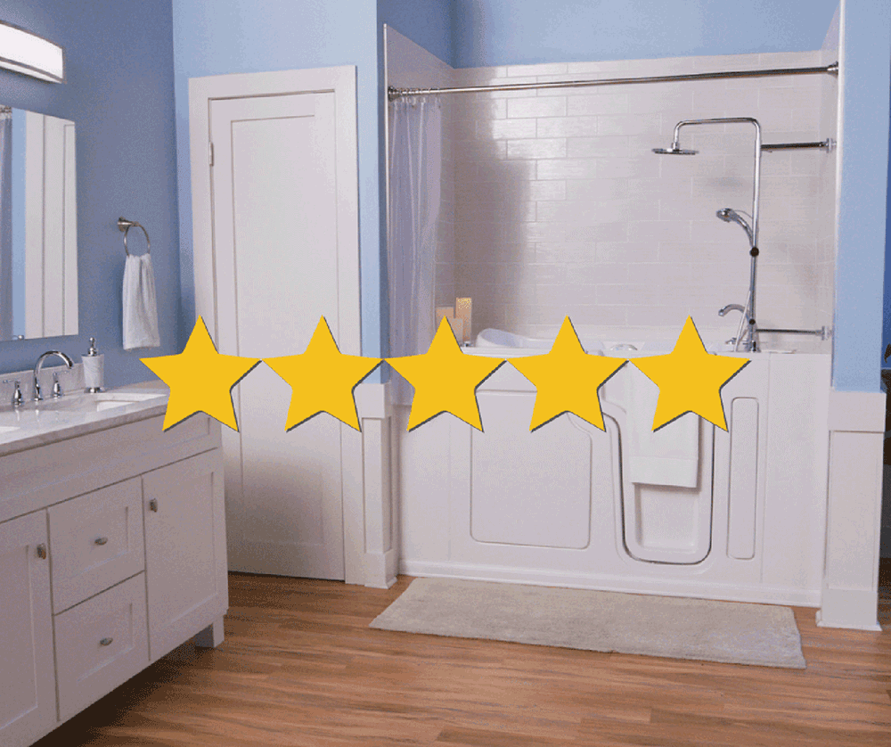 Five Star Rating walk-in tub