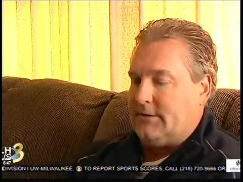 Man speaking to the news about his walk-in tub