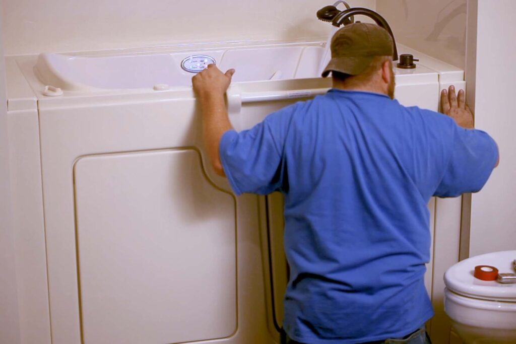 installing a walk-in tub