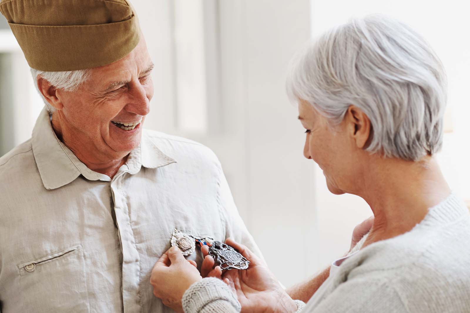 elderly couple