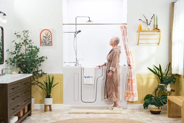 walk-in tub shower combo