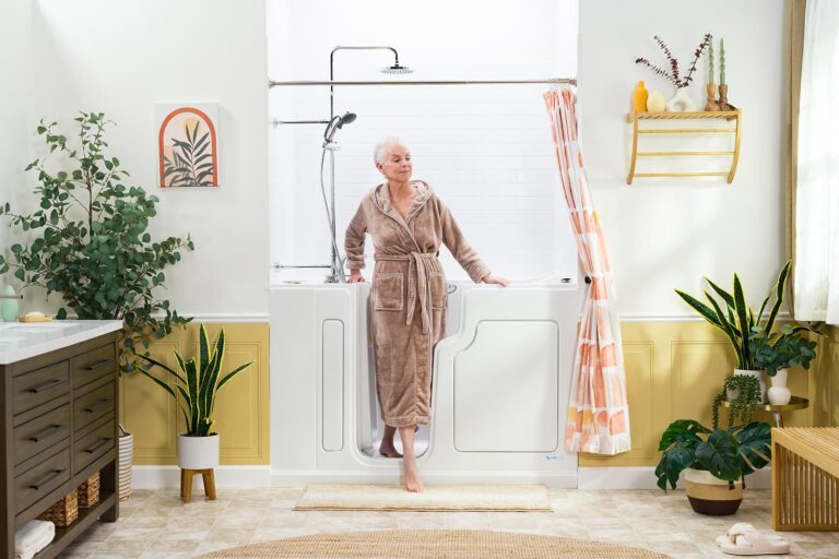 walk-in tub shower combo