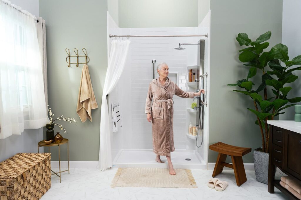 walk-in shower