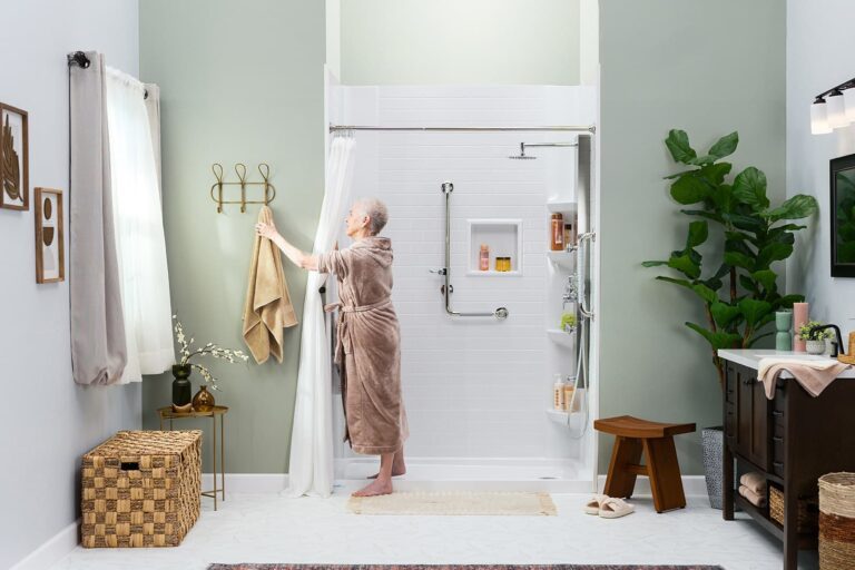 walk-in shower