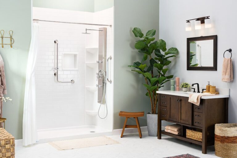 walk-in shower