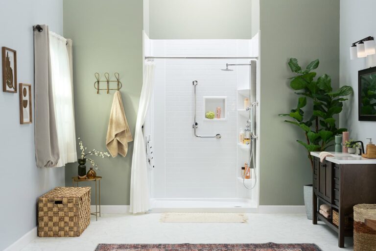 walk-in shower