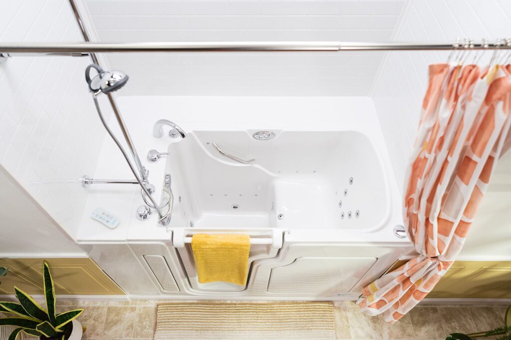 walk-in tub shower combo